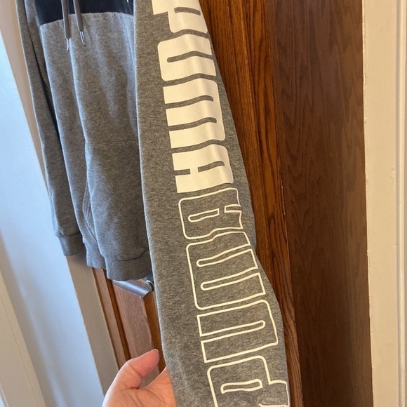 Puma Small Grey Hoodie - Picture 2 of 5